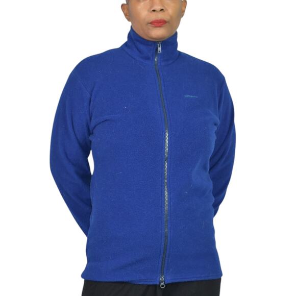 Vintage Patagonia Capilene Fleece Jacket Blue 96 Expedition Full Zip 43470 Small - Picture 1 of 15